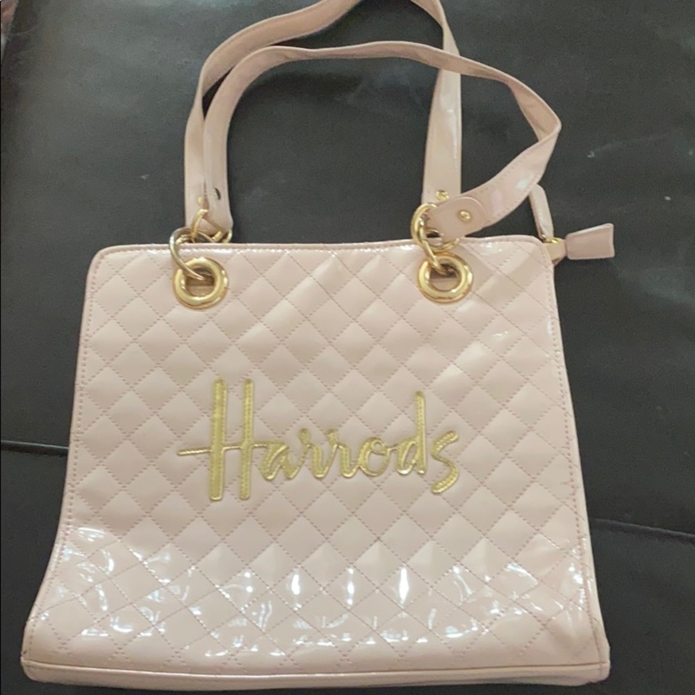 Harrod’s Quilted Hand Bag
